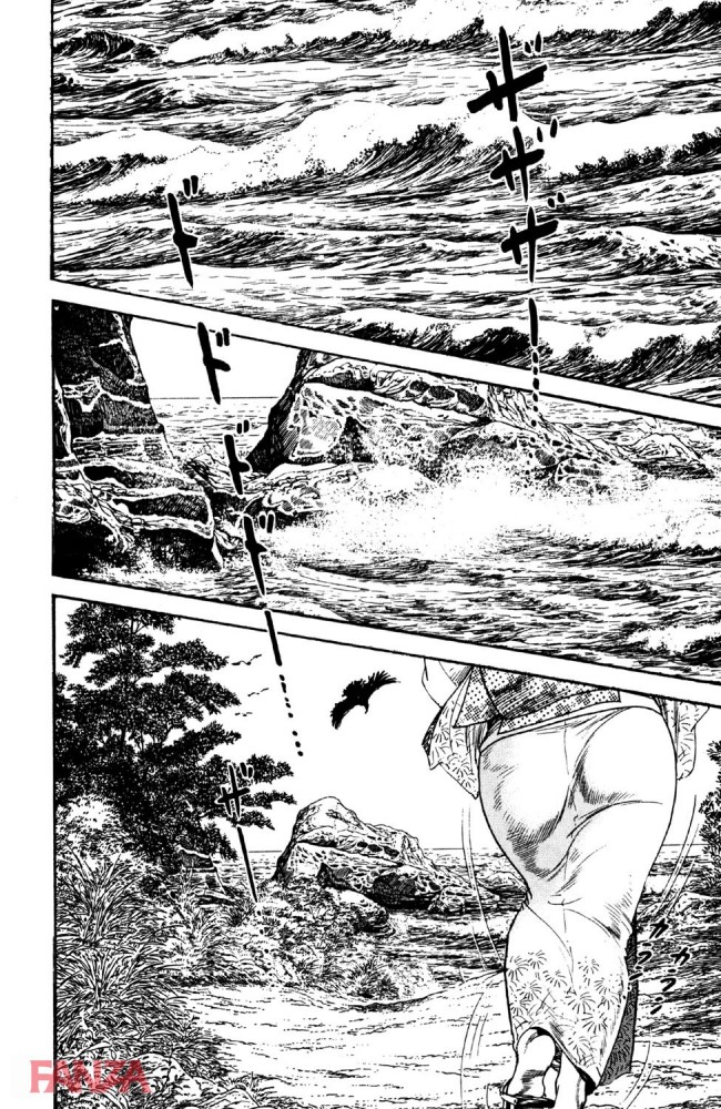【エロ漫画】江戸時代の着物美人の未亡人が海で水浴びしてたらタコを逃がしちゃうんだけど…【無料 エロ同人】(3)