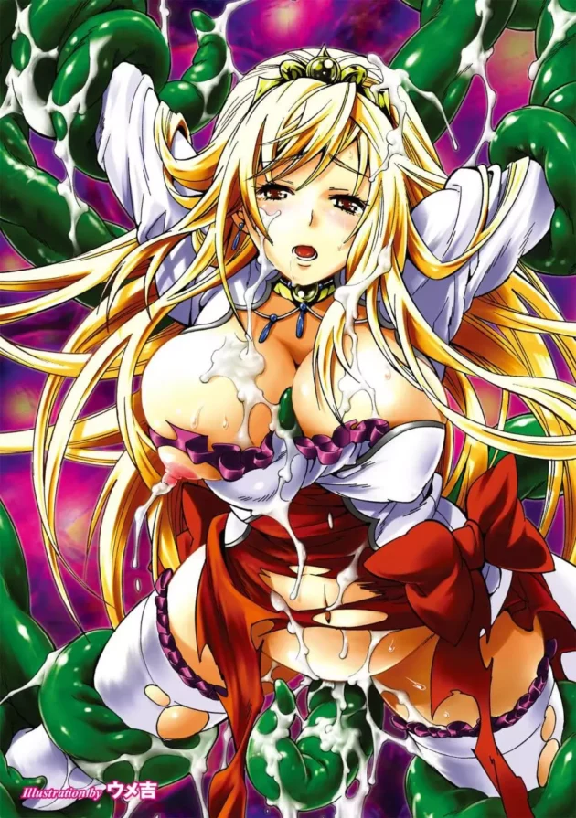 高貴で優しいお姫様が魔物に触手で陵辱されて処女マンコに種付けされてまう【無料 エロ同人】3